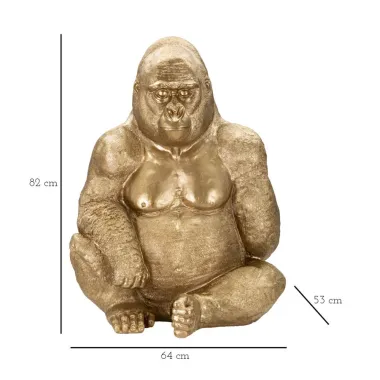 GORILLA GOLD 64 53 82 cm